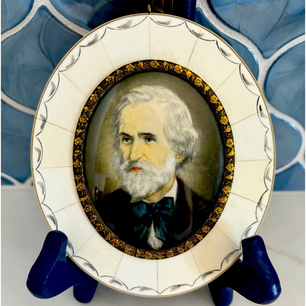 Antique-Miniature-Portrait Painting